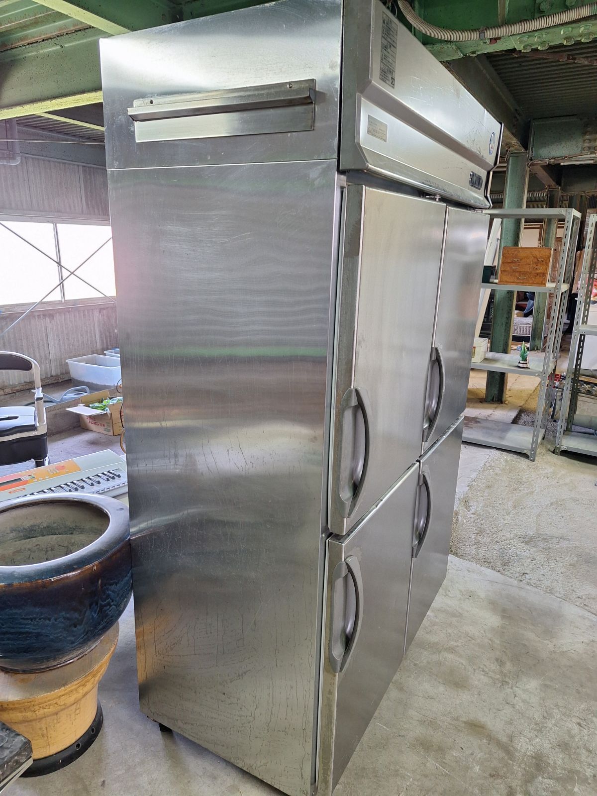 業務用 4ドア 冷凍冷蔵庫 超安 業務用 冷凍庫 大和4ドアDRK 503SS-