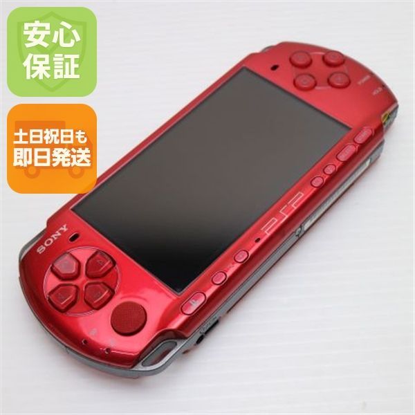超 PSP-3000 ラディアント レッド 即日発送 game SONY PlayStation Portable 本体 土日祝発送OK 07000