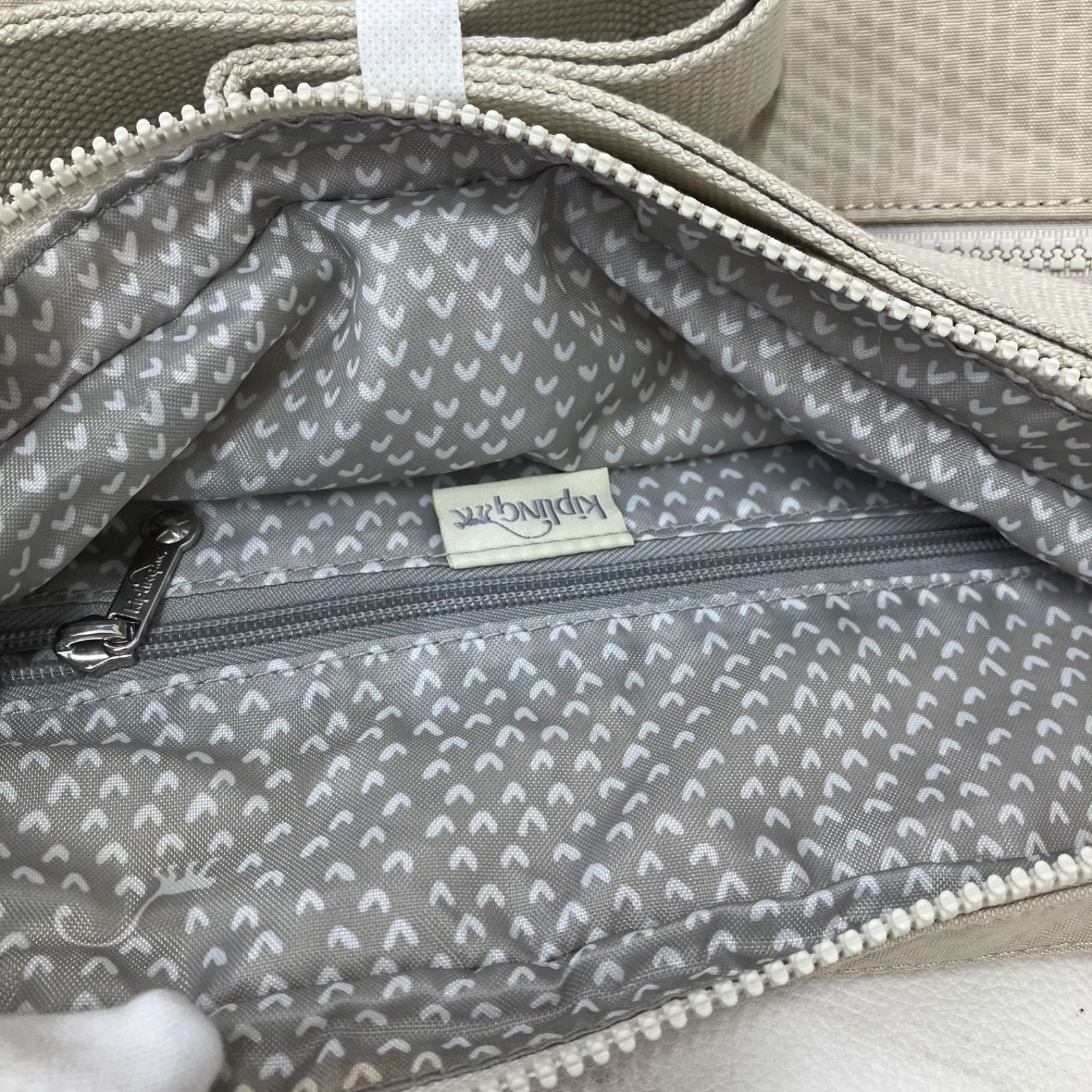 4759 良品 Kipling キプリング タグ付き ショルダーバッグ クロス 