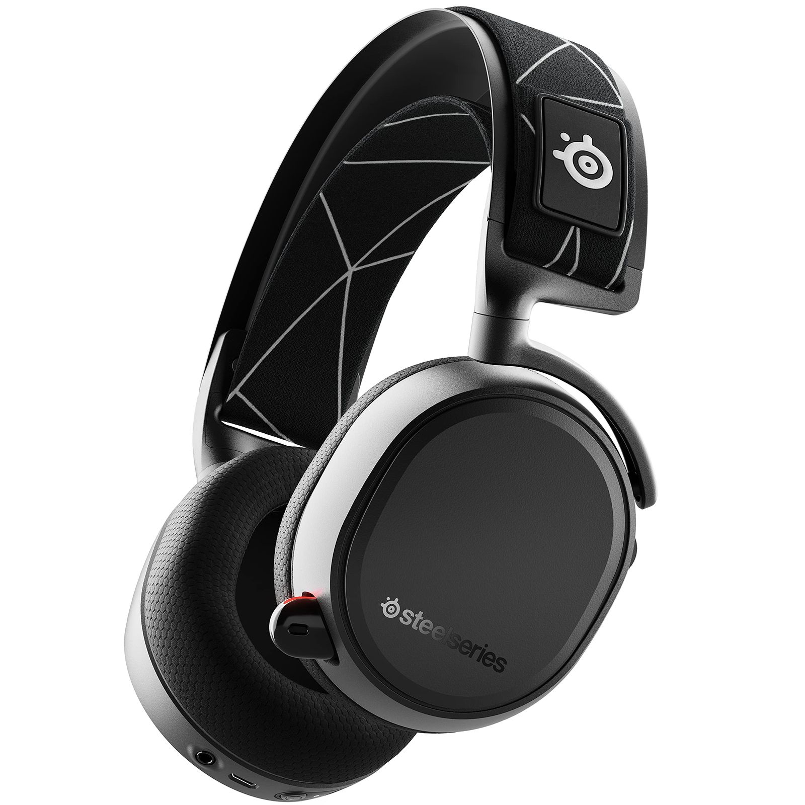 SteelSeries ゲーミングヘッドセット 無線 ワイヤレス スマホ 2.4Ghz/Bluetooth対応 密閉型 PC PS5 PS4 Arctis 9 Wireless 61484 ブラック M 