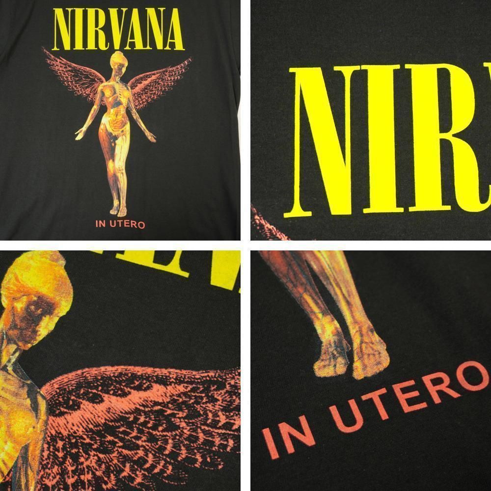 NIRVANA IN UTERO TOUR 93-94 カートコバーン Tシャツ NIRVANA In Utero Tour Tシャツ | GEEKHEAD