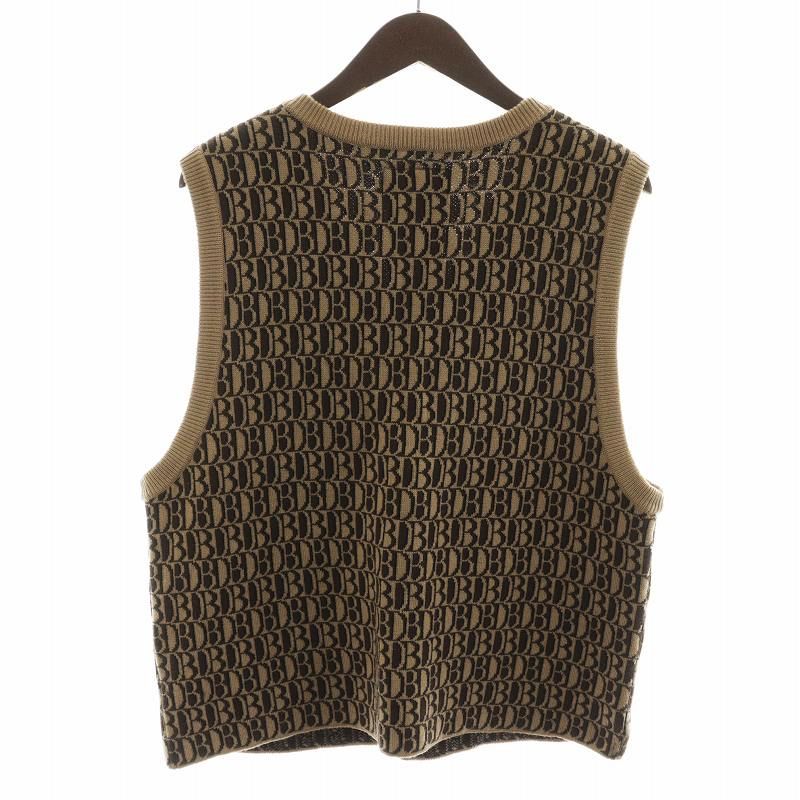 ダブレット doublet 21AW MONOGRAM JQ KNIT VEST モノグラム