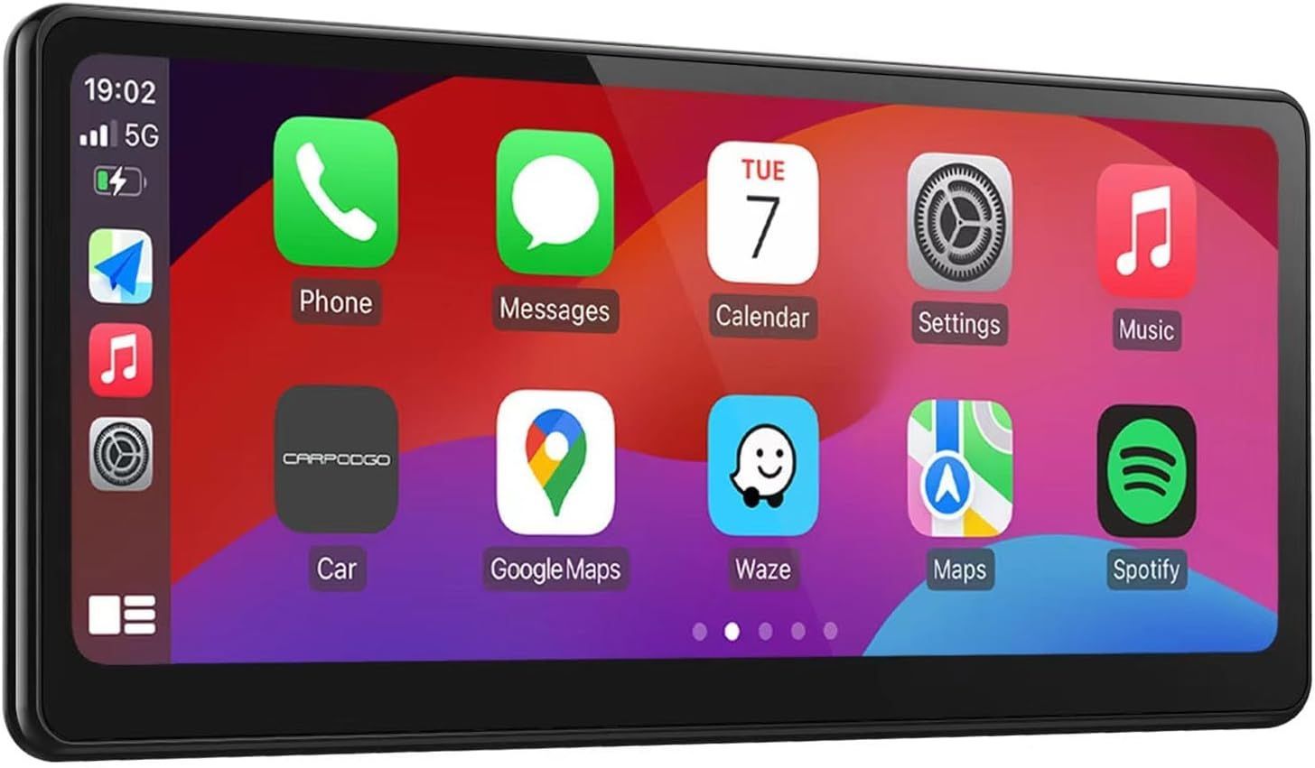 8.9インチ1920 * 720 IPSタッチスクリーン カーステレオ ポータブル 60fps ワイヤレス Carplay アンドロイドオート