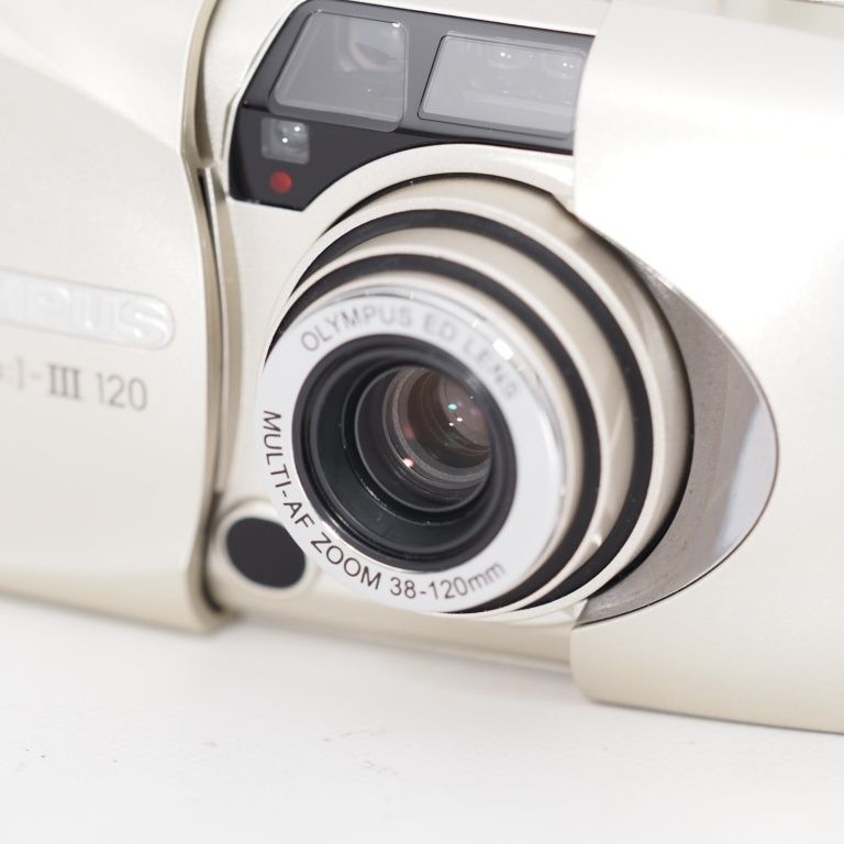 OLYMPUS オリンパス ミュー［mju:］μIII 120 ゴールド コンパクト