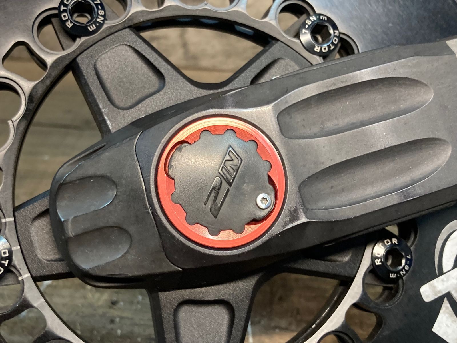 リンク IS068 ROTOR 2in POWER クランクセット 楕円 チェーンリング 52