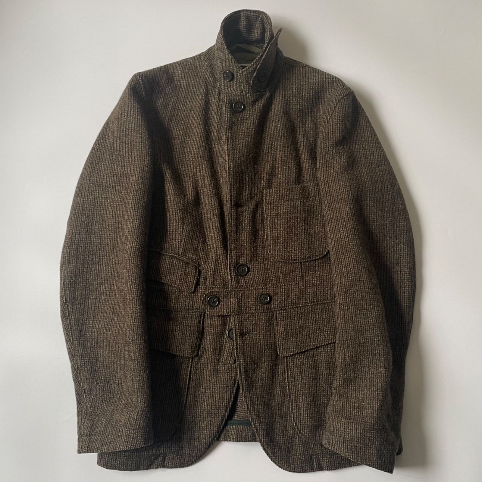 ENGINEERED GARMENTS スエード切替ノーフォークジャケット