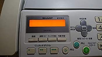 中古】 SHARP デジタルコードレスFAX 子機1台付き UX-D17CL 