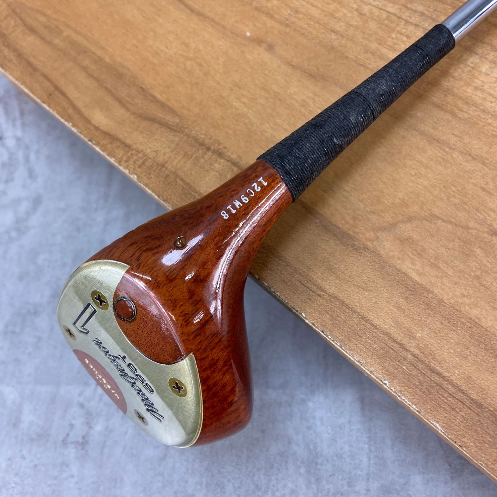 MacGregor - MacGregor　マグレガー　693T　パーシモン　メンズゴルフドライバー　1W　DR　スチール　右利き用　木製　43.25インチ　約377g MacGregor マグレガー 693T パーシモン メンズゴルフドライバー