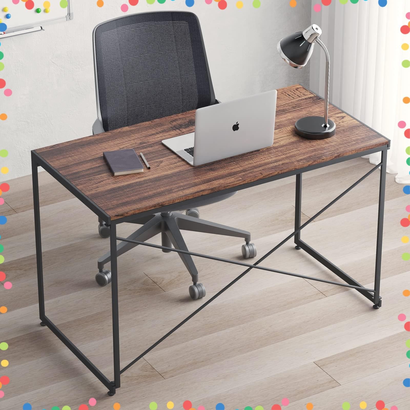 ニトリ NITORI 折り畳み式 コンパクト ナチュラルウッド 学習机 収納