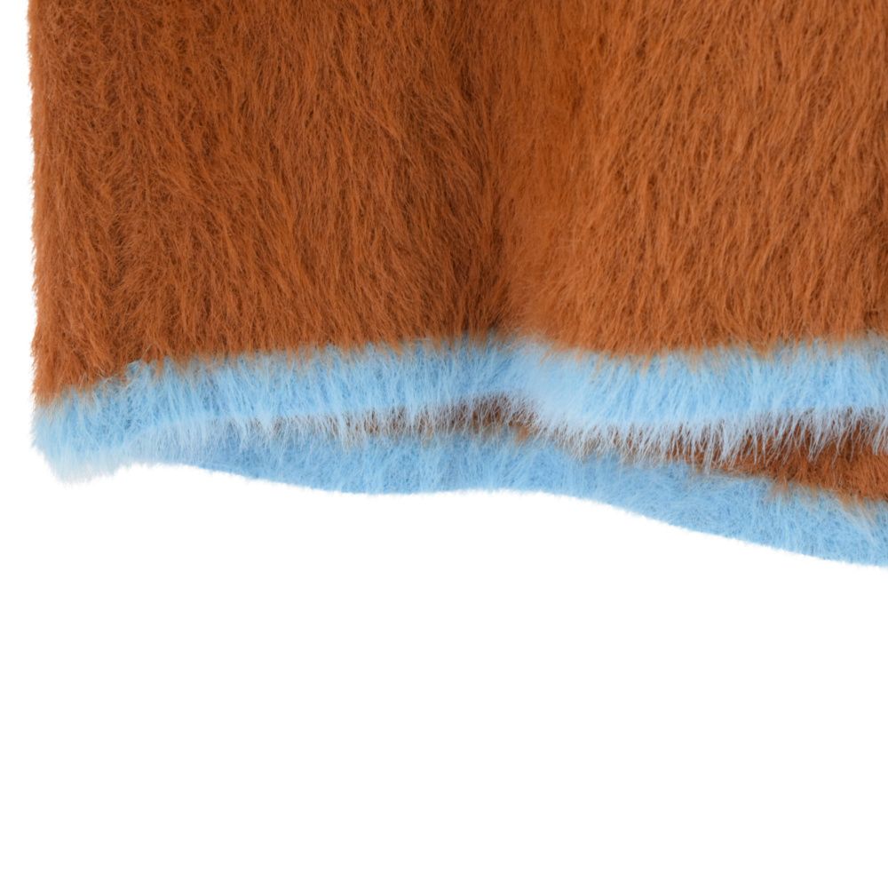 JACQUEMUS ジャックムス BROWN LE POLO NEVE JUMPER 裾ライン シャギーニット ポロセーター レディース ブラウン 213KN601-2390430 JACQUEMUS ジャックムス BROWN LE POLO NEVE JUMPER 裾ライン