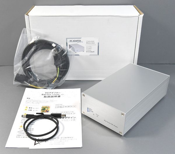♥ Audio DESIGN オーディオデザイン DCA-12VHC 大電流対応モデル DCアダプタ リニア電源 RME製品用
