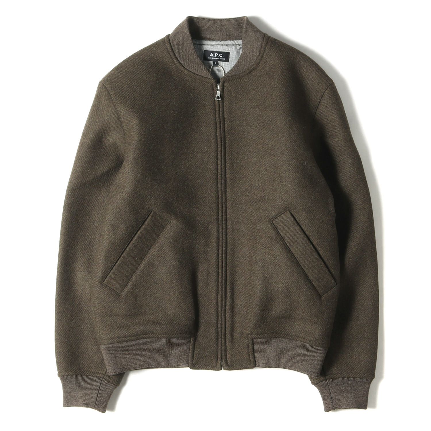 新品 A.P.C. アーペーセー ジャケット サイズ:S 20AW ウール ツイード 