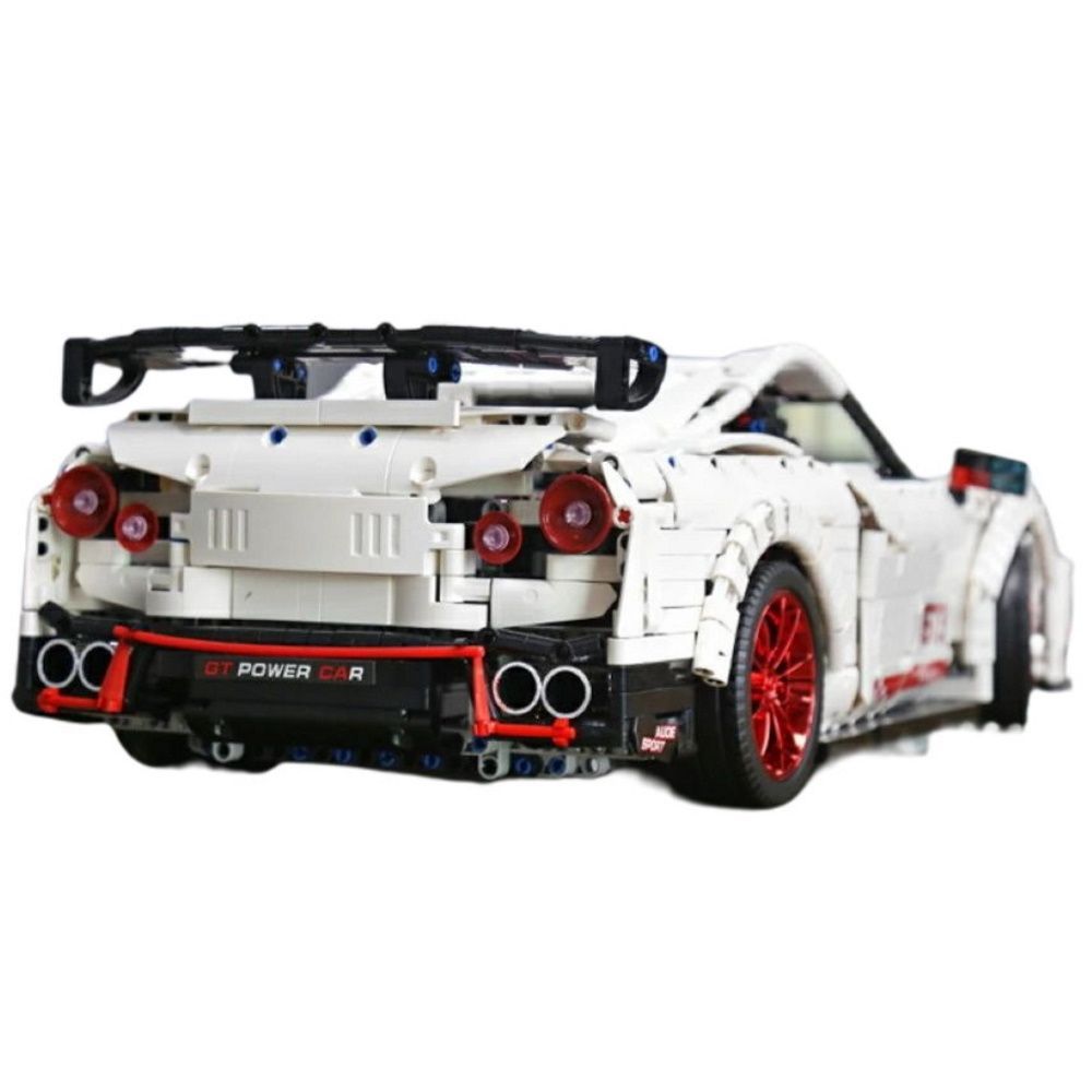レゴ 互換 ブロック テクニック スカイライン GTR ホワイト