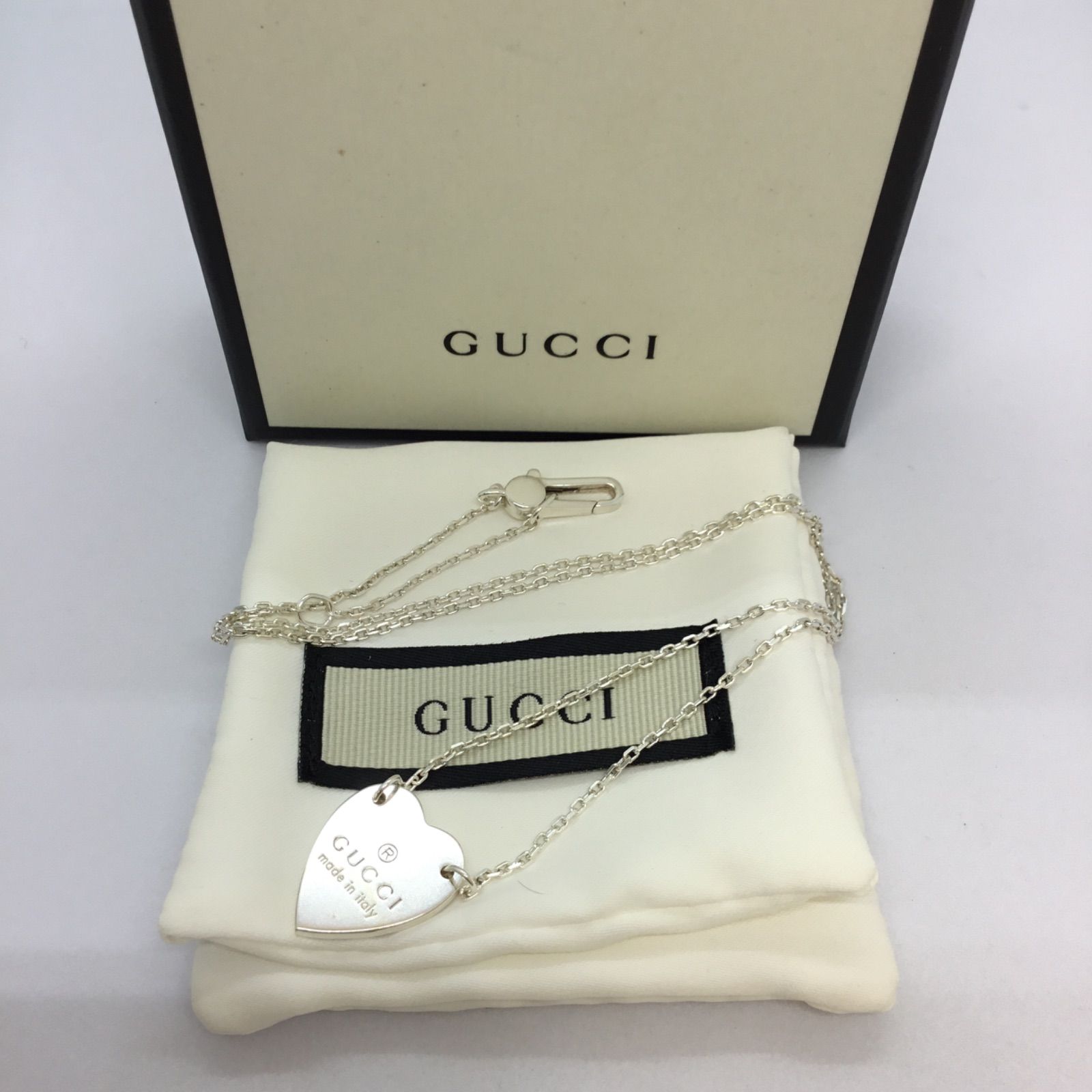 ❤️超美品☆'' GUCCI ネックレス ／ グッチ トレードマーク