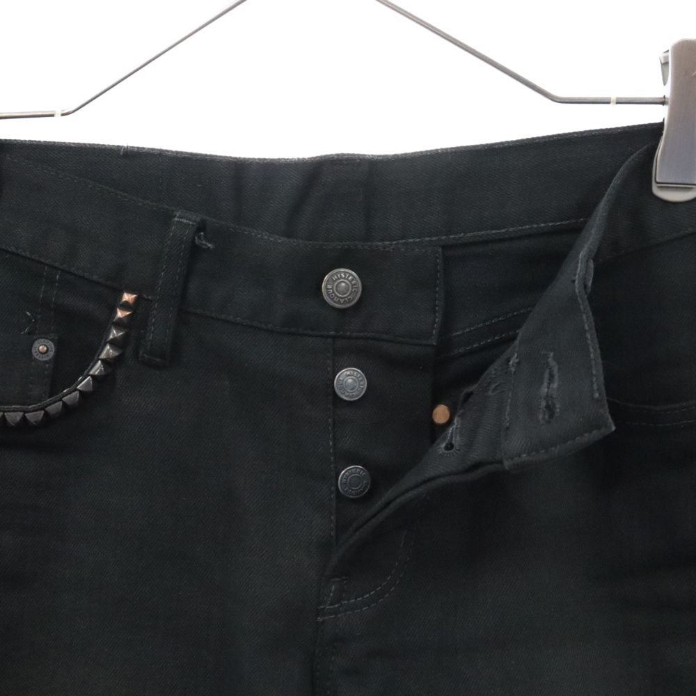 HYSTERIC GLAMOUR (ヒステリックグラマー) スタッズ付きブラックスリム 