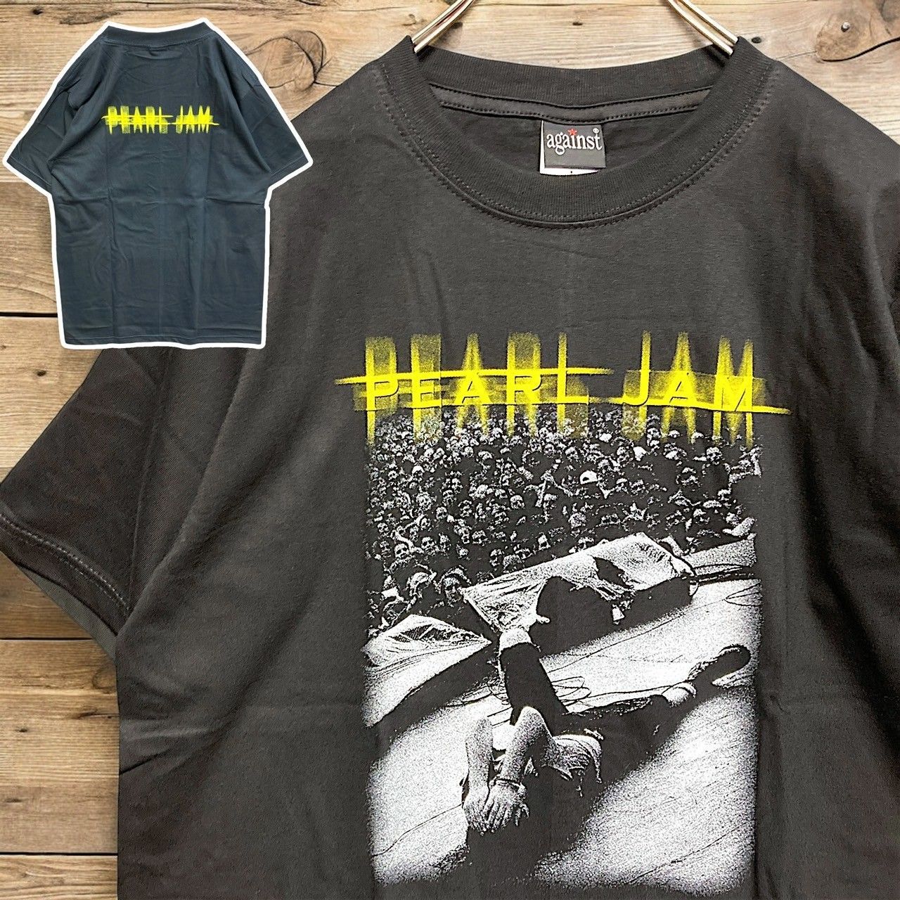 ☆ パールジャム PEARL JAM 黒 Tシャツ tee ティーシャツ バンド 
