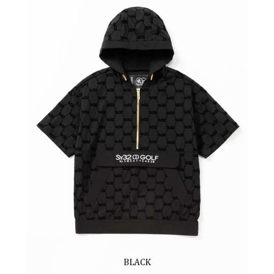 SY32 ゴルフ パーカー ハーフジップ レディースウェア おしゃれ ブランド かわいい SYG-25A8-07 お取り寄せ