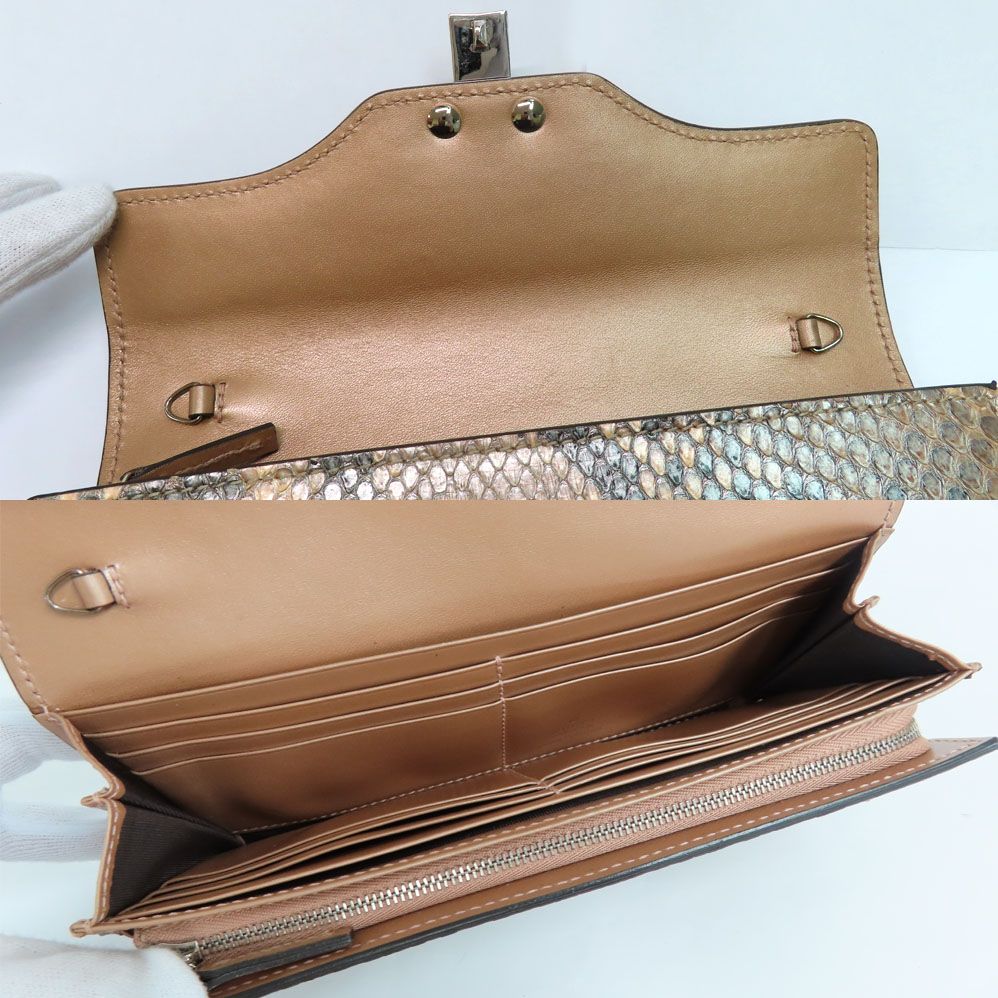 GUCCI チェーンウォレット レディロック 長財布 ブラック 【公式通販】