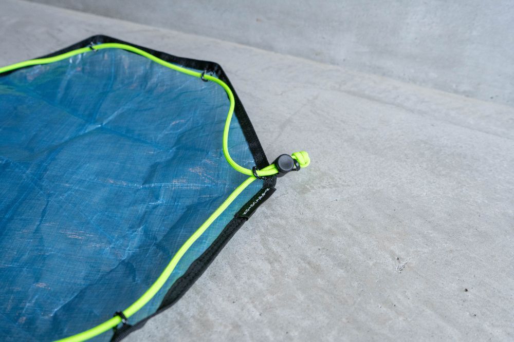 【 sudsns スーデザインズ Sphere Sack DCF (M) Blue×NeonGreen  】 スーデザインワークス スフィアサック 巾着 ポーチ suu design works