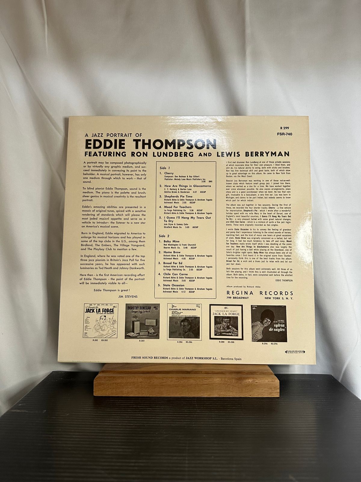 目を引く A Jazz Portrait Of Eddie Thompson