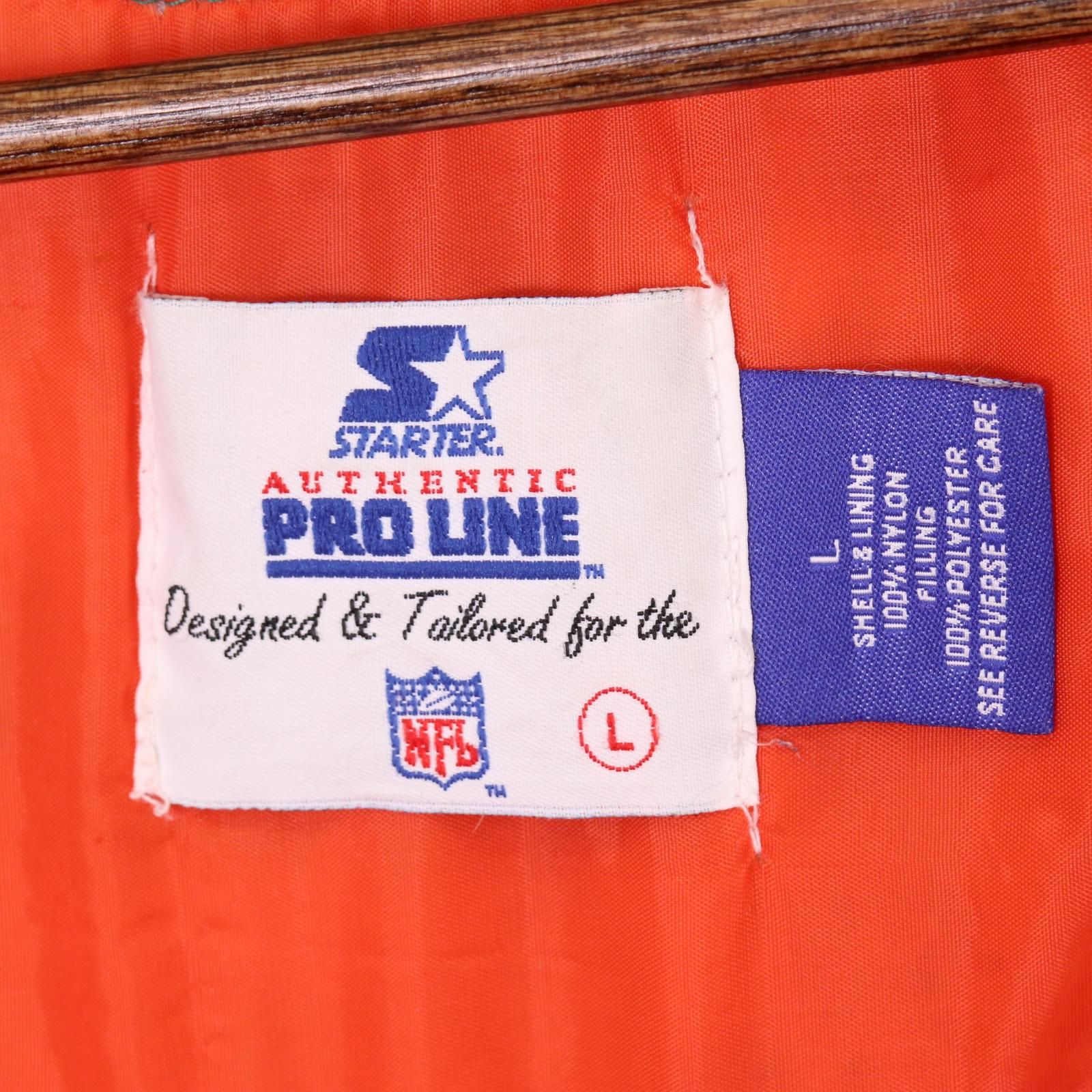 90年代 STARTER スターター NFL マイアミ・ドルフィンズ 中綿 ナイロン 