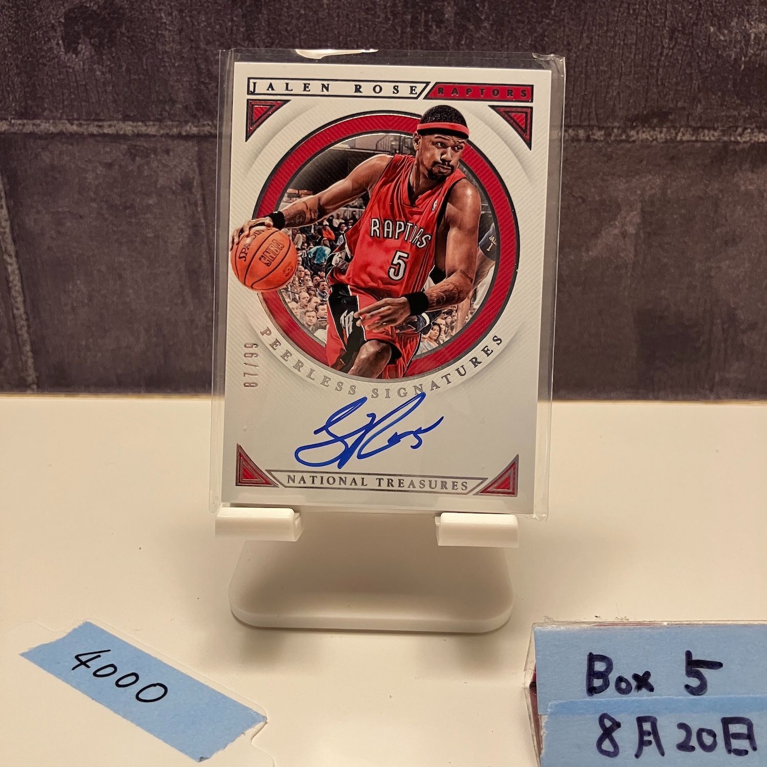 22-23 Panini RIO FERDINAND 直筆サイン 99シリ 2018-19 Panini National Treasures Jalen Rose 87/99 直筆