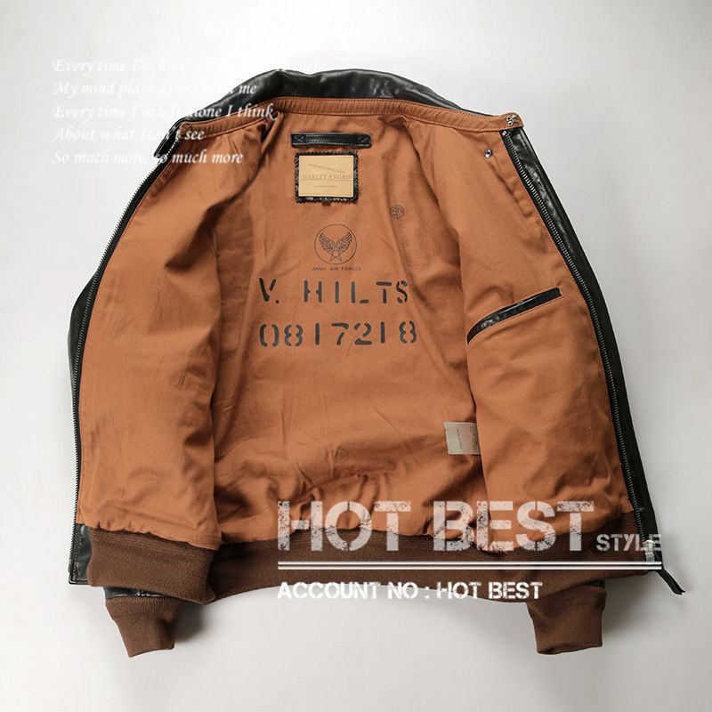 ボマーボンバー 植物鞣し