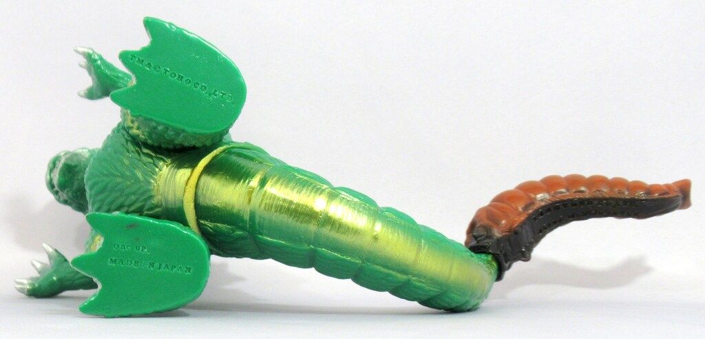 ポピー キングザウルス 「メカゴジラ2」当時物 ポピー キングザウルス メカゴジラ ライトグレー成型/黒&赤/16.5