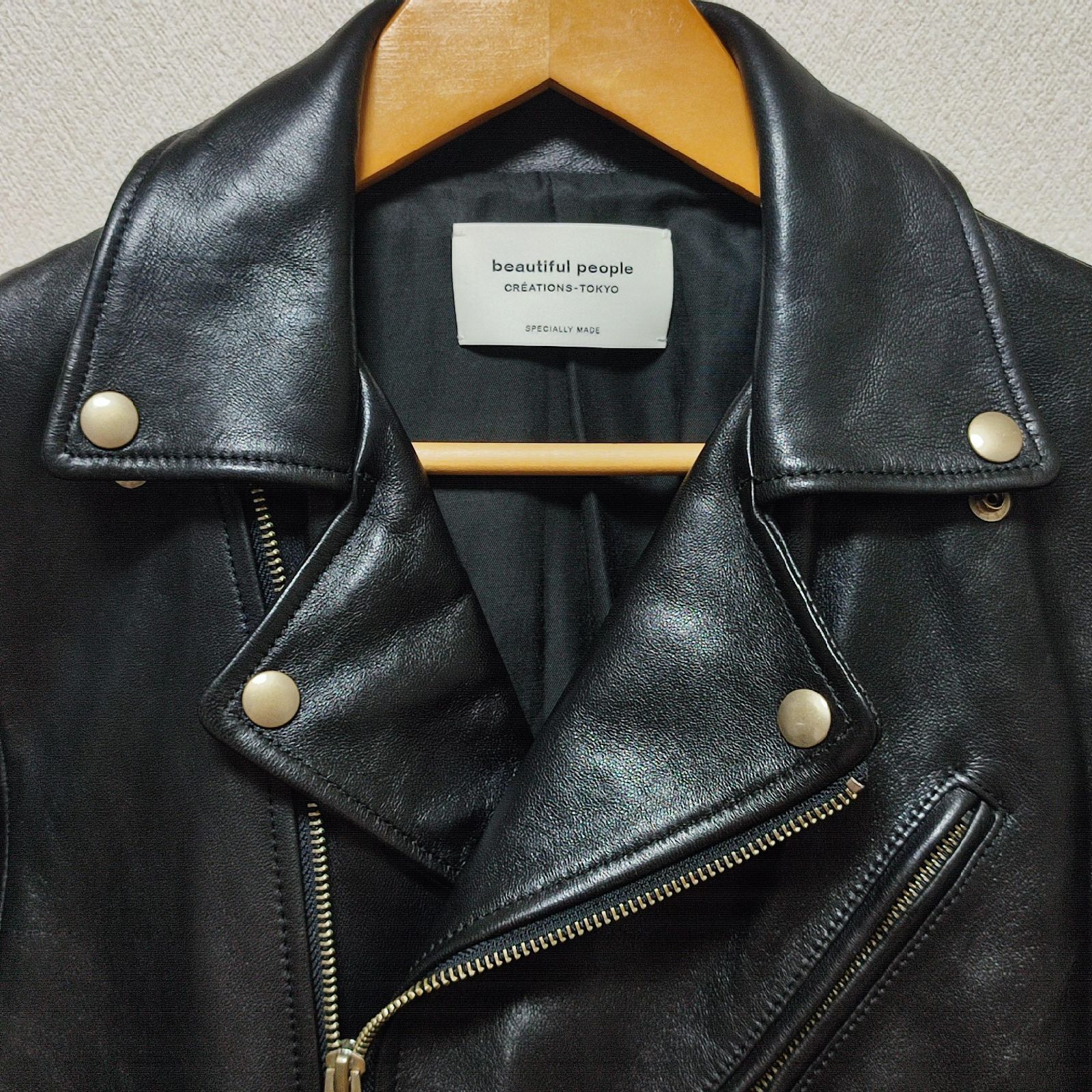 ［極美品］大人気beautiful people レザーライダースジャケット 黒 楽天市場】【beautiful people｜ビューティフルピープル】vintage