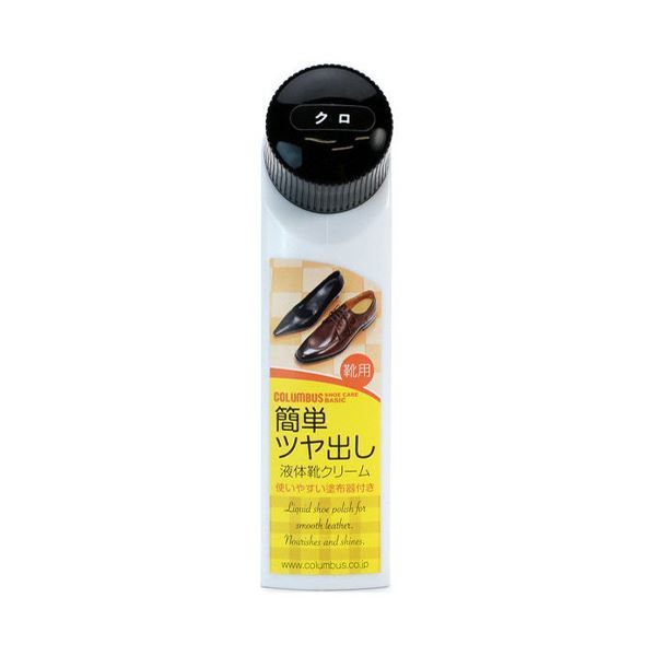 まとめ コロンブス液体靴クリーム ベーシック リキッド クロ 40ml 1個 ×5セット