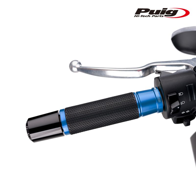 Puig 6326A HI-TECH ASCENT GRIPS BLUE 119mm 汎用 プーチ アセント グリップ