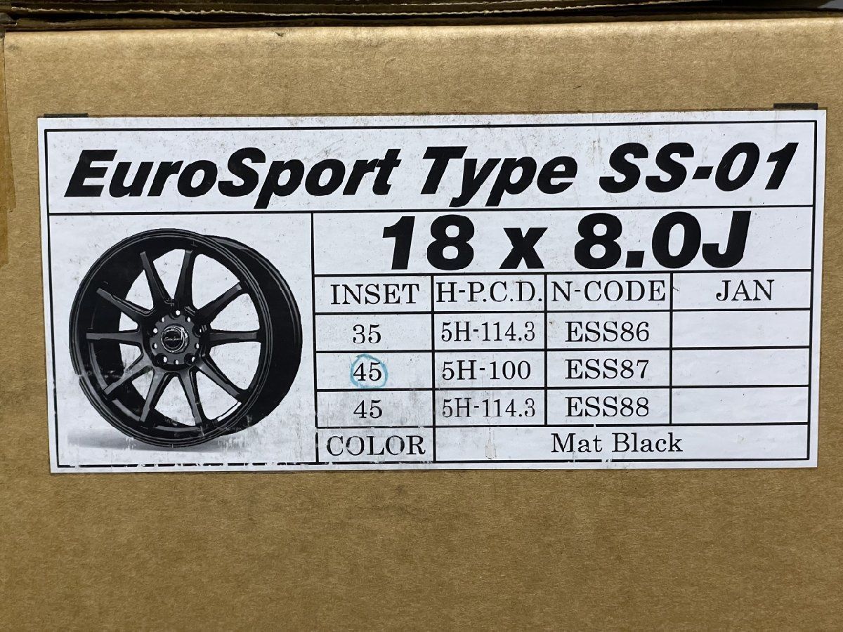 新品 BLEST EuroSport Type SS-01 ブレスト ユーロスポーツ 18インチ 4