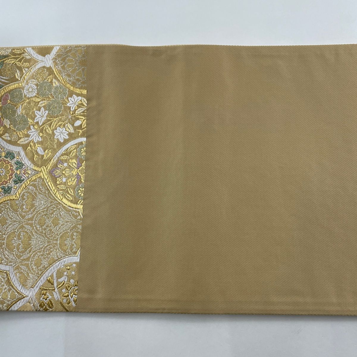 玉虫色風　正絹　絹　袋帯　美品　変色柄　美品　六通 20041823.jpg
