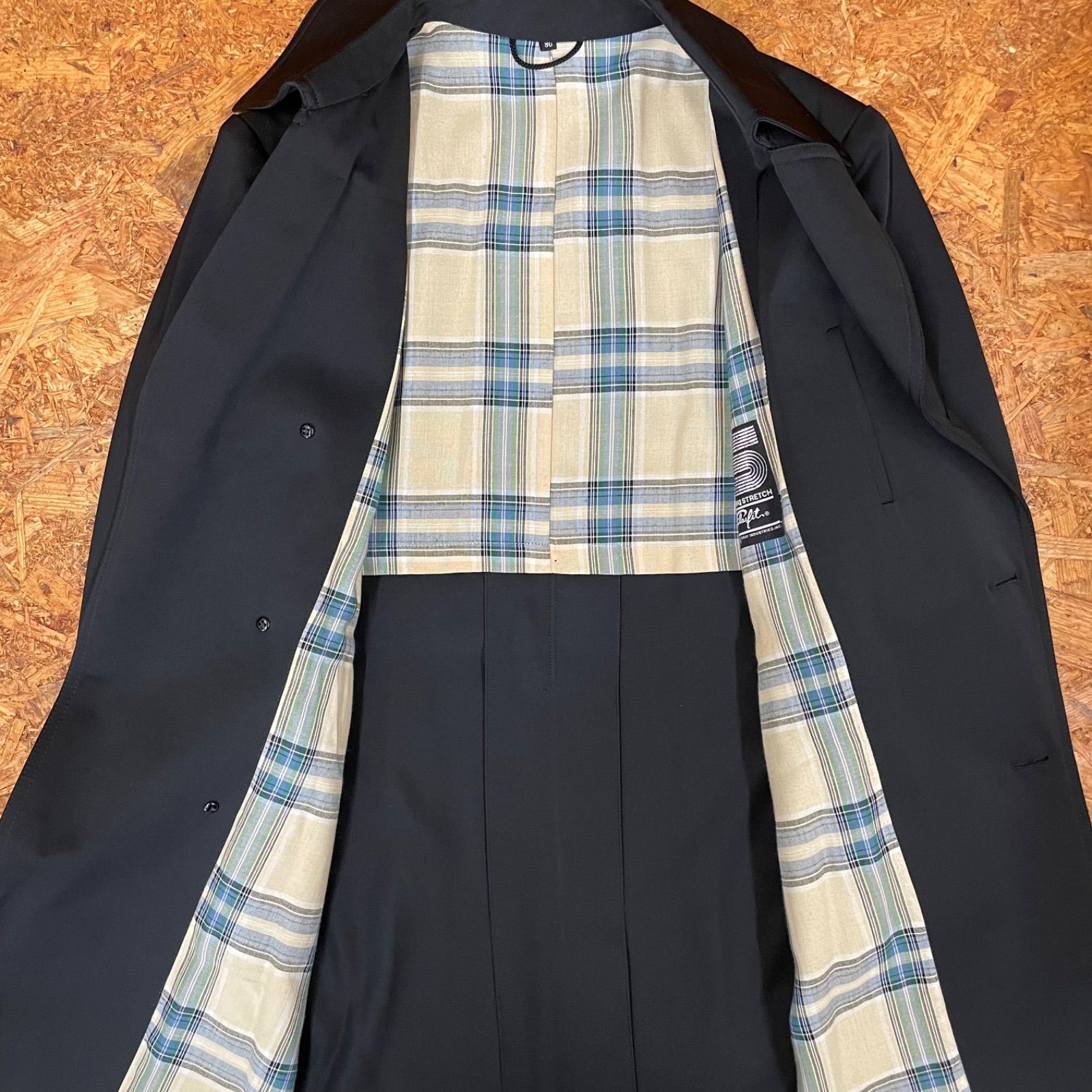 昭和レトロ 東レ Toray STRETCH Elasfit ダブル チェスター