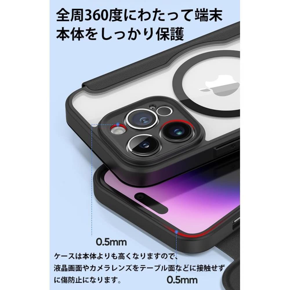 iPhone 12mini ケース カード 付き 写真 入れ クリア パス 推し