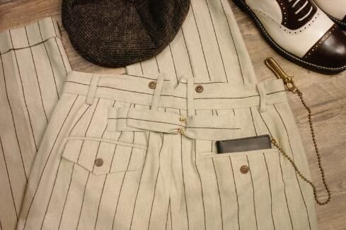 ☆これぞヴィンテージ アメリカン20's リネン サスペンダー