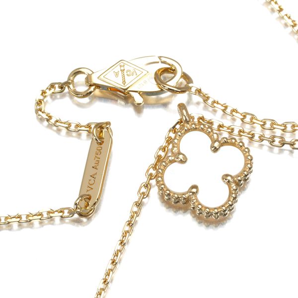 ヴァンクリーフ&アーペル ネックレス シェル スウィートアルハンブラ