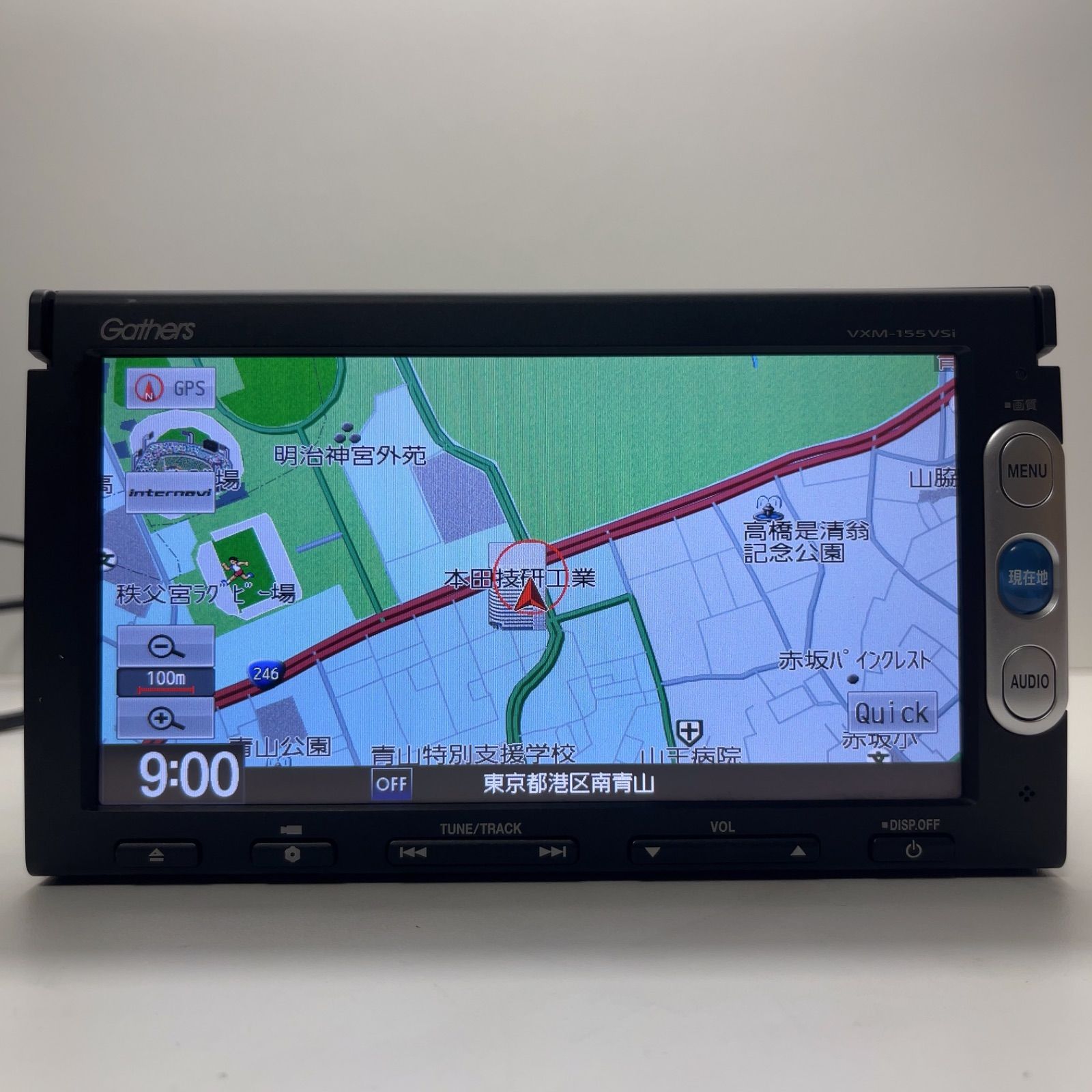 美品 HONDA 純正タッチパネル正常 ナビ カーナビ Gathers VXM-155VSi ホンダ ギャザーズ ワンセグTV CD DVD AM  FM ビデオ BLUETOOTH機能最新地図 取扱説明書 - メルカリ