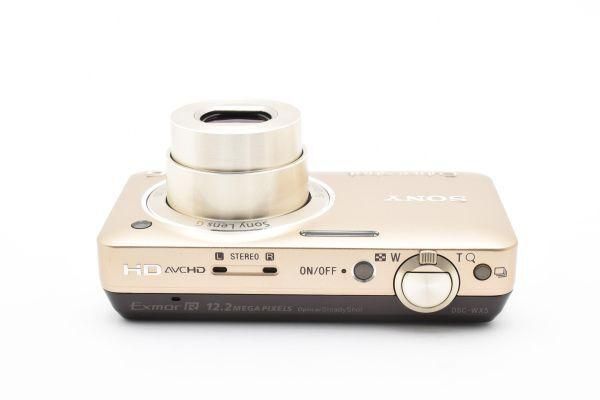 新品級 ｜ SONY Cyber-Shot WX5 1220万画素CMOS/光学x5 ゴールド DSC