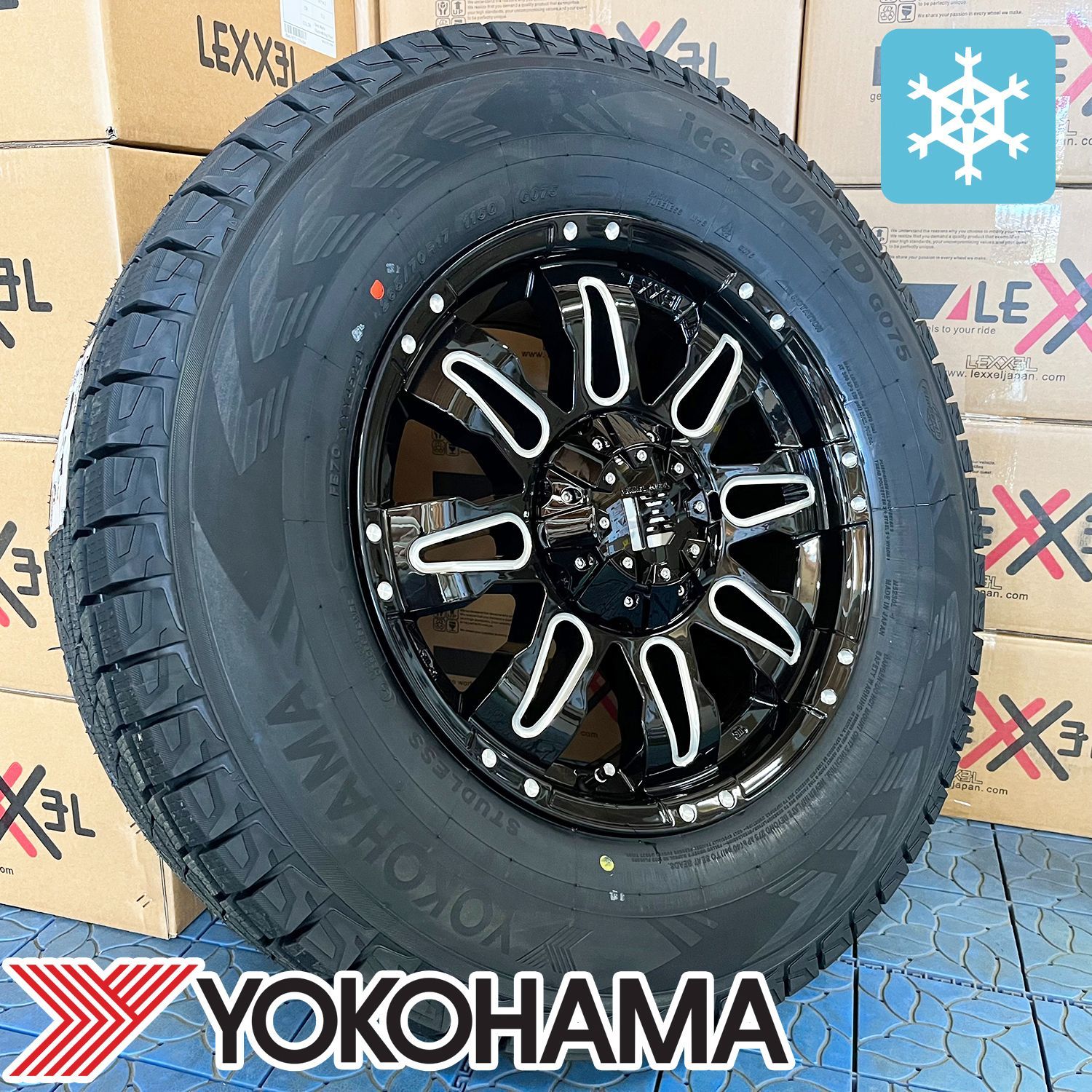 国産スタッドレス!! JEEP JL JK ラングラー ヨコハマ アイスガード 