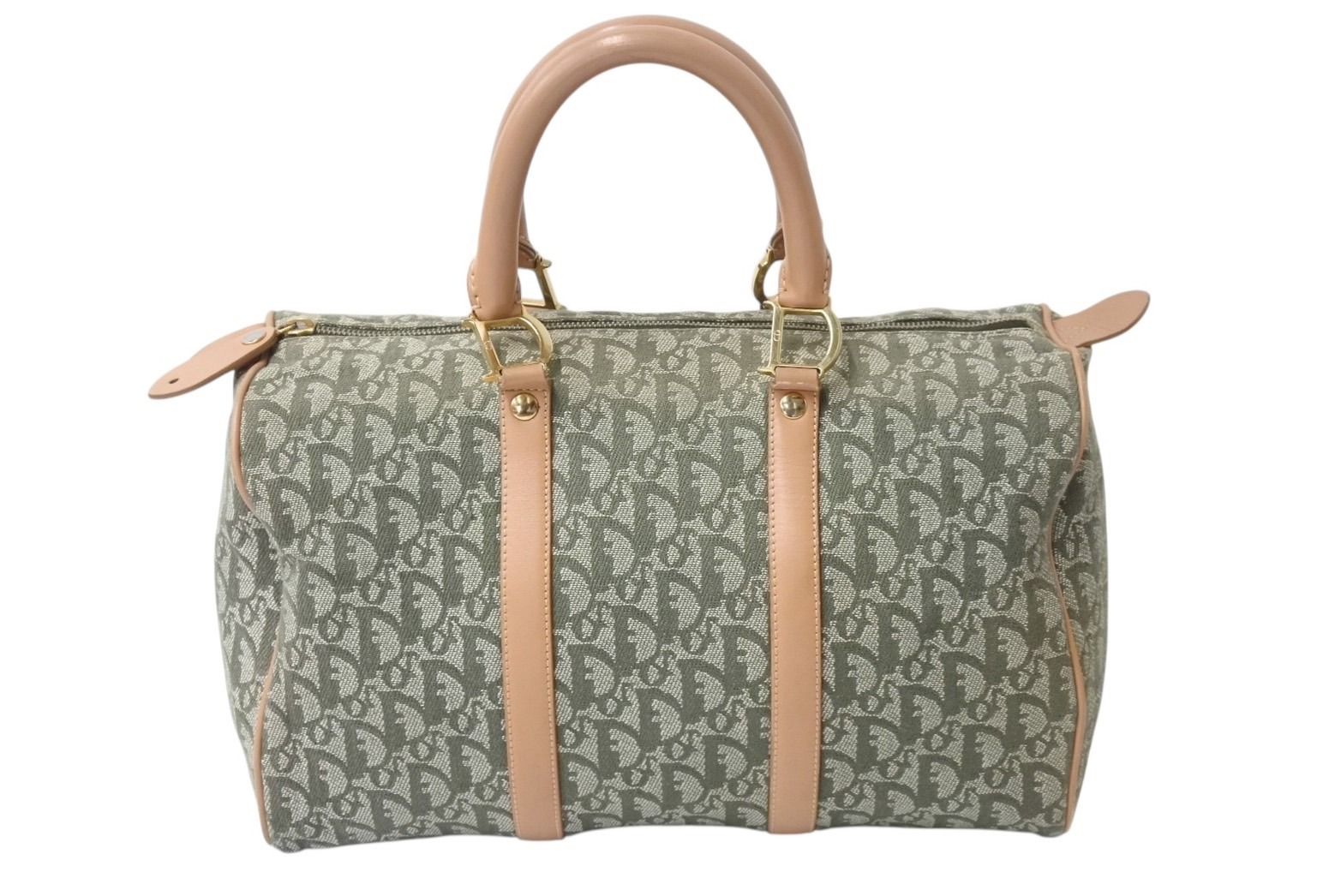Christian Dior クリスチャンディオール ハンドバッグ PZ0701 スピーディ35型 カーキ ガリアーノ期 4b002832