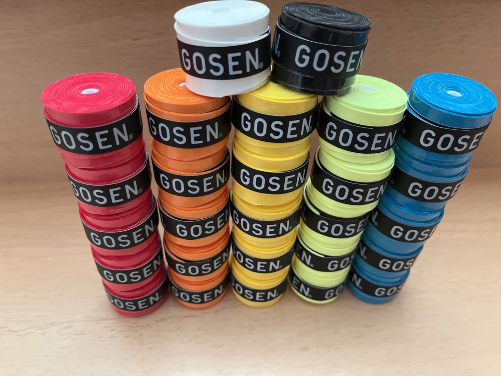 SALE／63%OFF】 GOSEN テニスグリップテープ 白4個