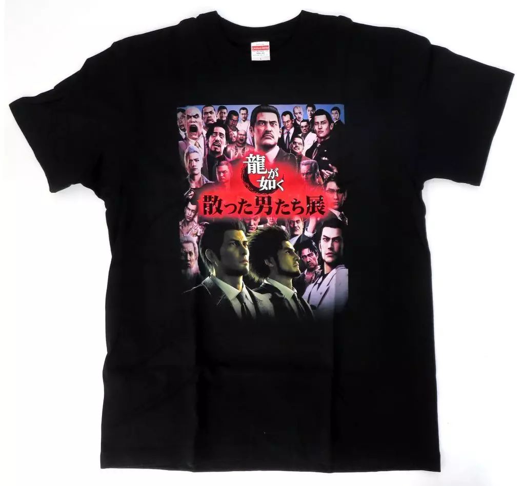 【中古】Tシャツ メインビジュアル Tシャツ ブラック Lサイズ 「龍が如く『散った男たち展』」