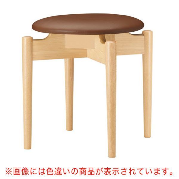 光琳N椅子 黒レザー | 張地：オールマイティー 6416 シンコール