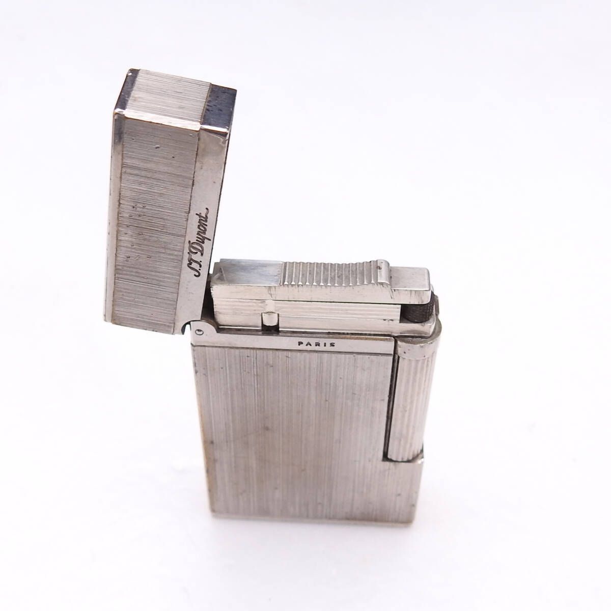 着火 済み S.T Dupont デュポン ライン2 ガスライター ヘアーライン シルバー ヴィンテージ ライター ️ WWW_KANDAIZUMI_COM