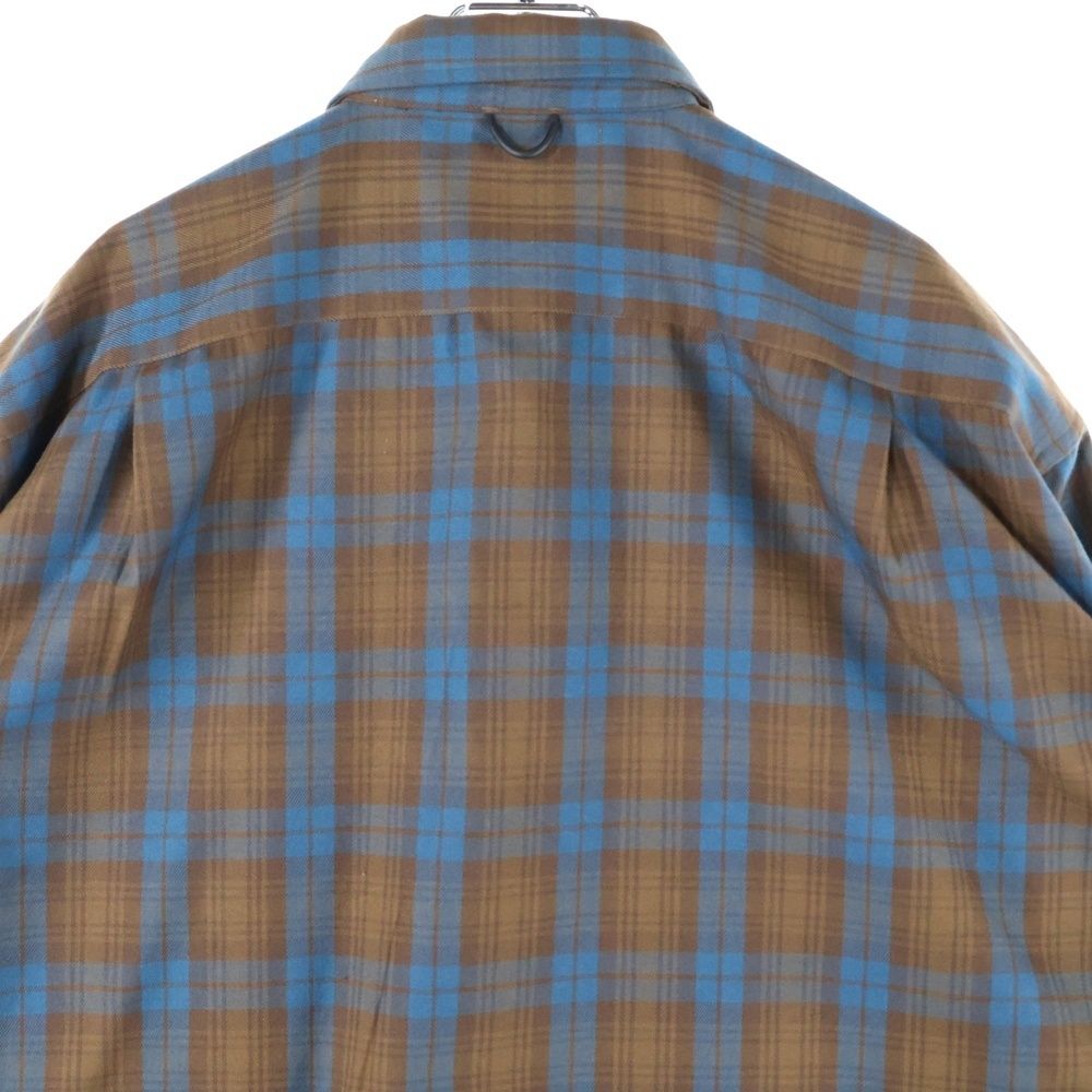 DAIWA PIER39 ダイワ ピアサーティナイン 21AW TECH FLANNEL WORKER'S SHIRTS BE-88021W チェック 長袖 ワーカーズシャツ ブラウン/ブルー DAIWA PIER39 (ダイワ ピアサーティナイン) 21AW TECH FLANNEL