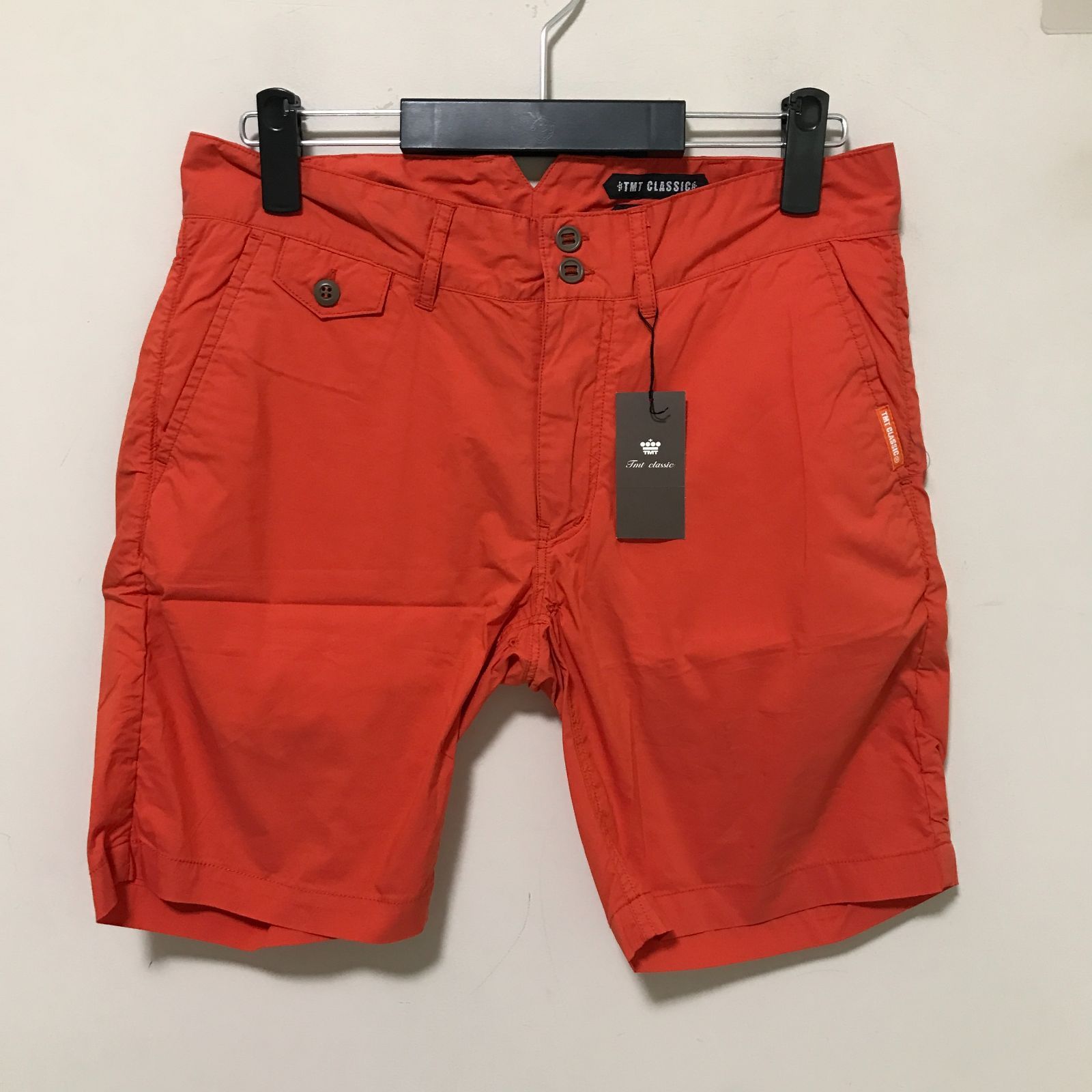 TMT CLASSIC ティーエムティー WEATHER CLOTH STRETCH SHORT PANTS ショートパンツ レッド S