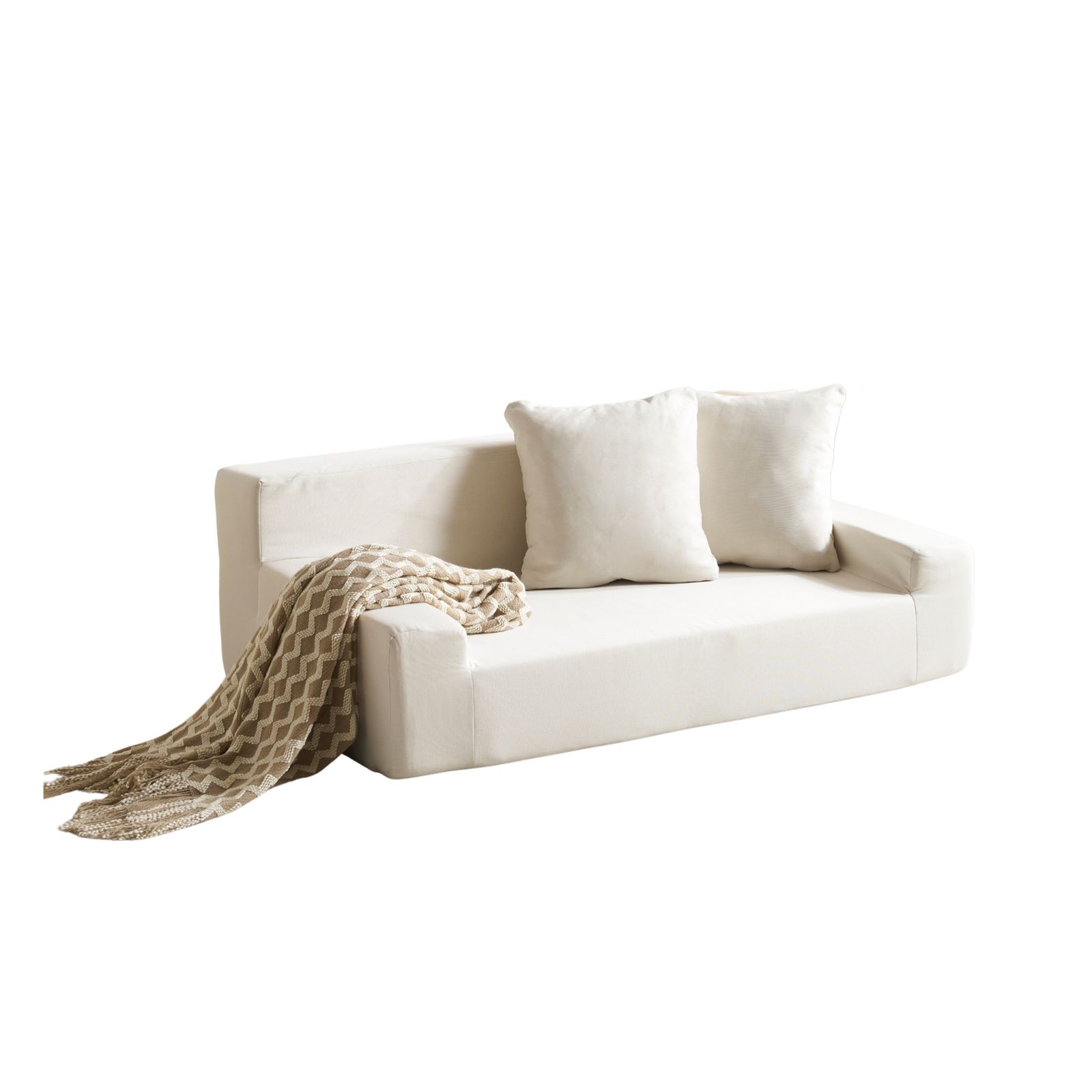 2個限定セール中」2人掛けソファベッド 軽量フロアソファ こたつ用