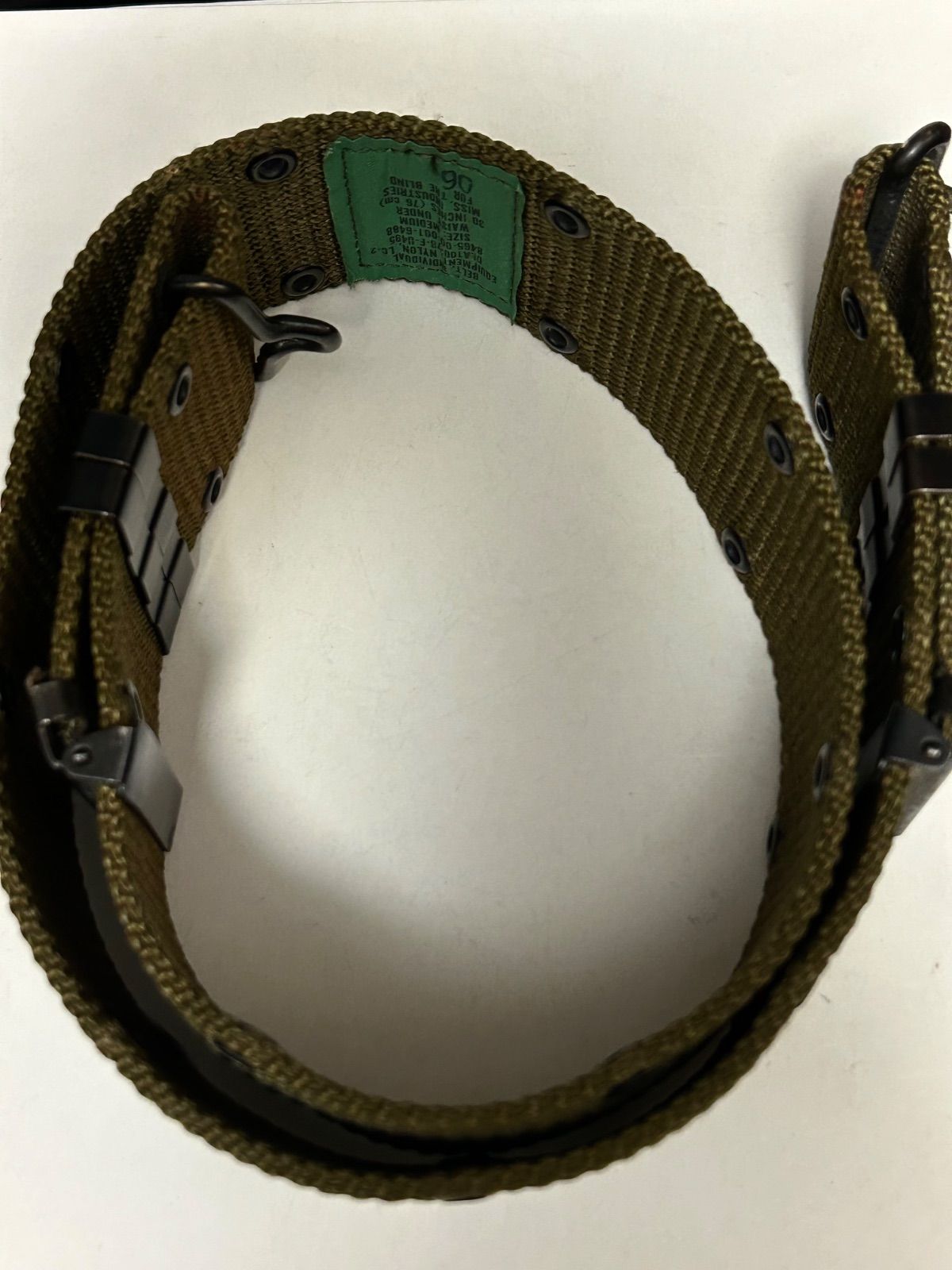 パンキッシュ米軍実物ヴィンテージ期78年製金具ホールドBANDOLIERベルト