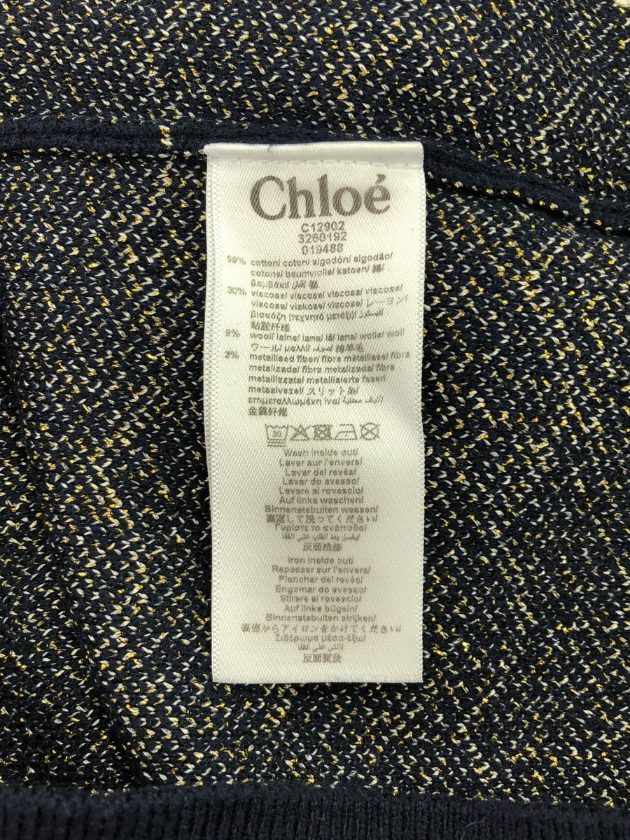Chloe (クロエ) B-4371 7917 ニットワンピース キッズ ネイビー